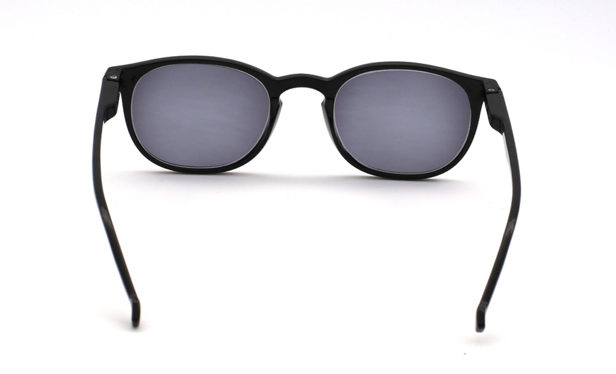 Cairns Black Round Frame SunReading Glasses Eyelids Reading Glasses